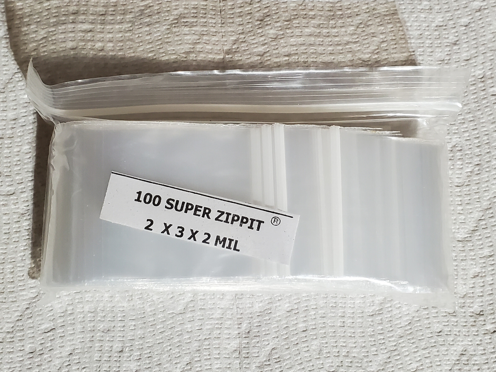 U.S Plastic R23 (48335) 2in x 3in x 2mil Clear Zipper Bags