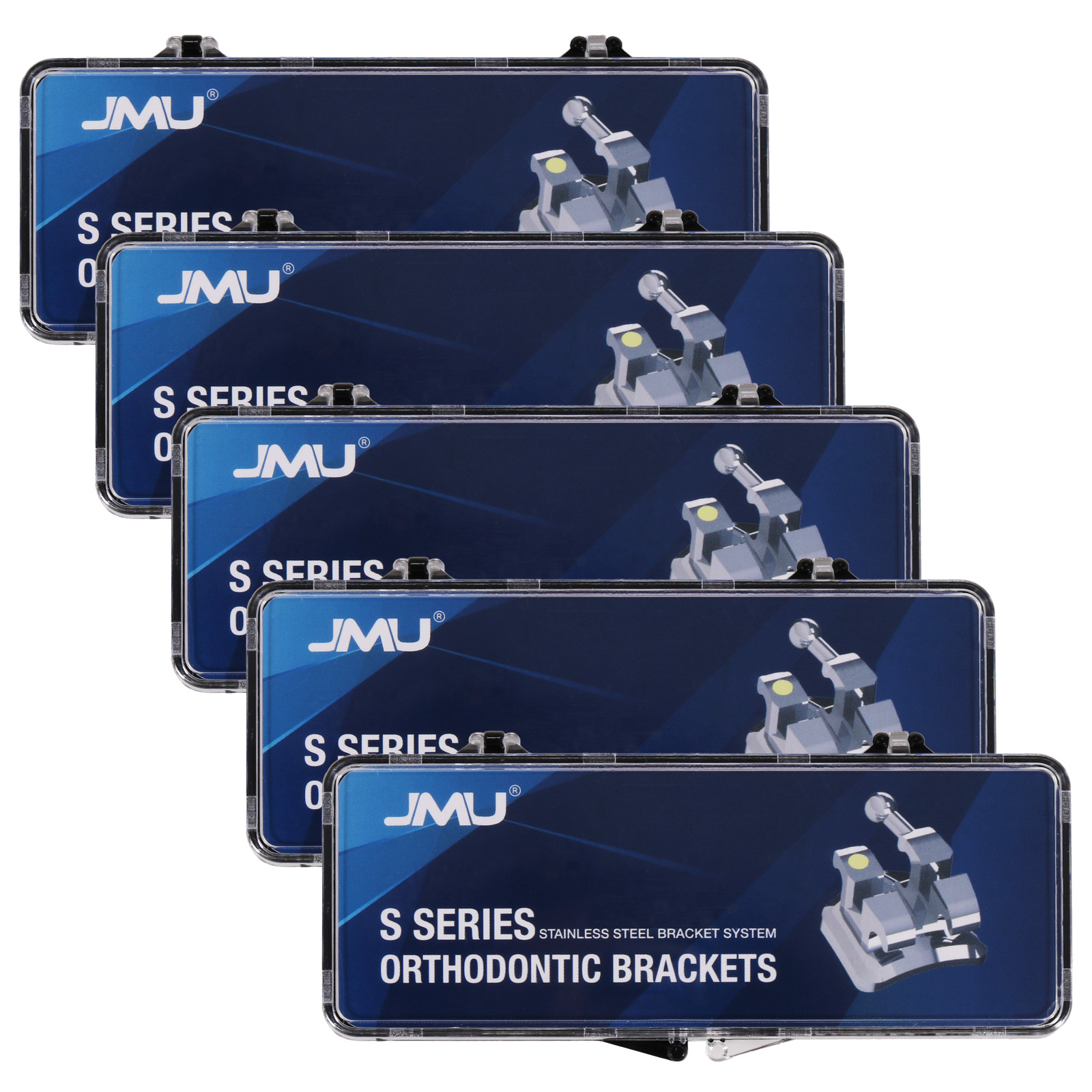 20/Set Ortho Metal Brackets Brace Mini & Standard Roth/MBT .022/.018 Hooks 3-4-5