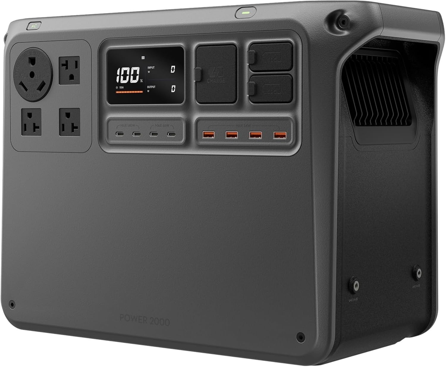 DJI Power 2000 Portable Power Station 2048Wh 3000W Solar Generator Backup UPS