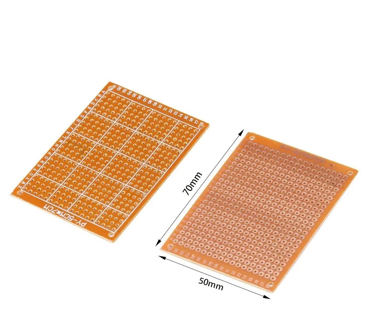 10pcs 5cm x 7cm (2x3in) PCB Prototyping Perf Boards Breadboards DIY US