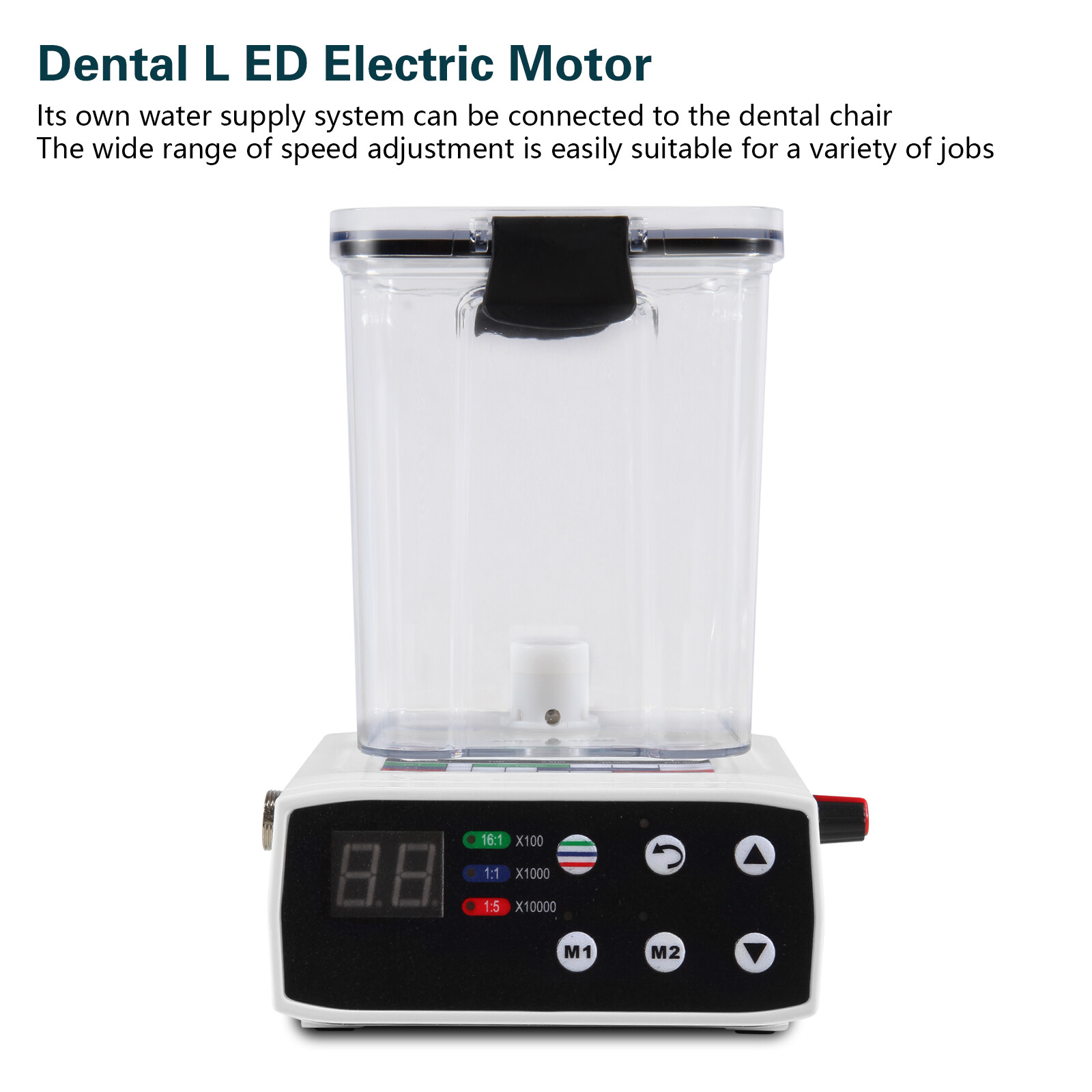 Dental Brushless LED Electric Motor fit 1:1 /1:5 /16:1 For Lab Practice UPS